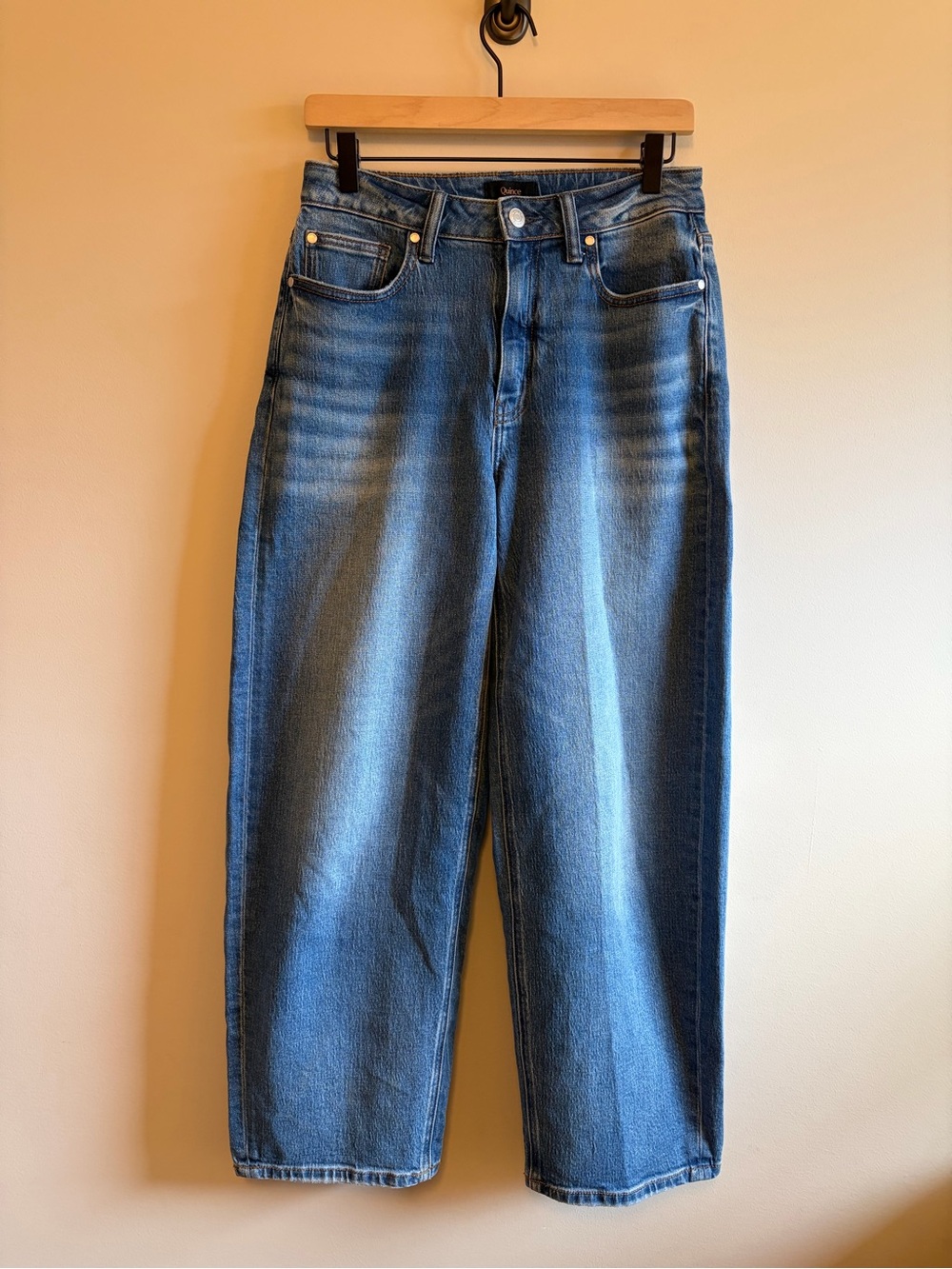 Classic Blue Straight-Leg Jeans